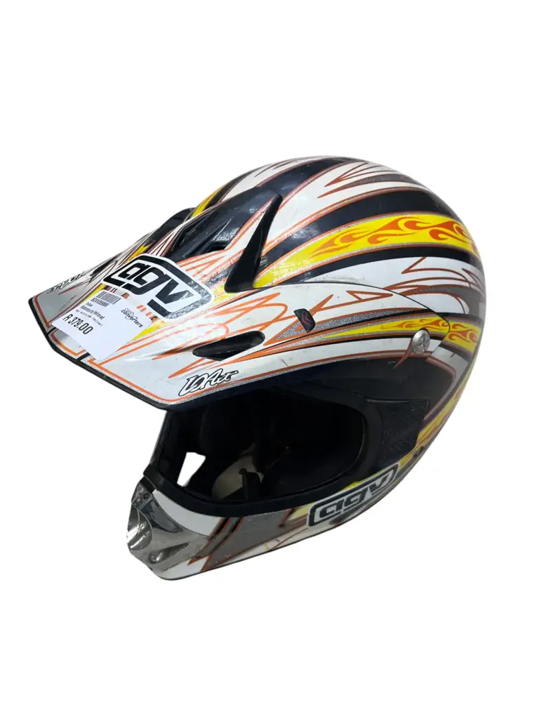 Agv Motocross Helmet (Medium) - View 2