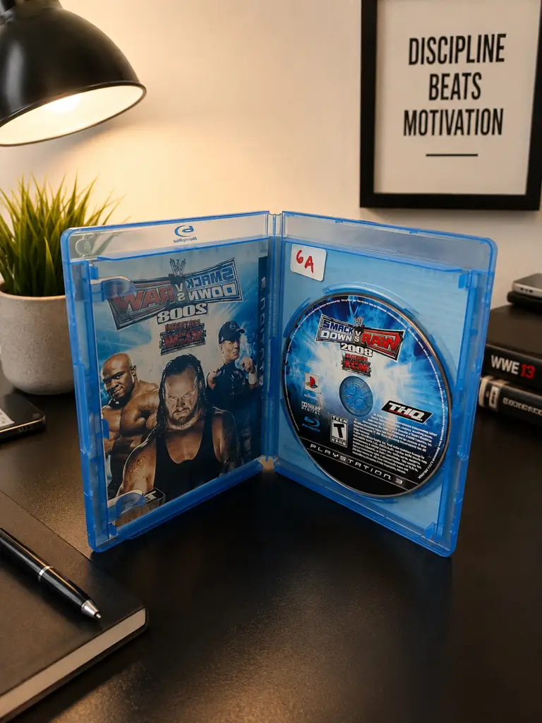 Sony Playstation 3 Smack Down Vs Raw 2008 Pre Owned