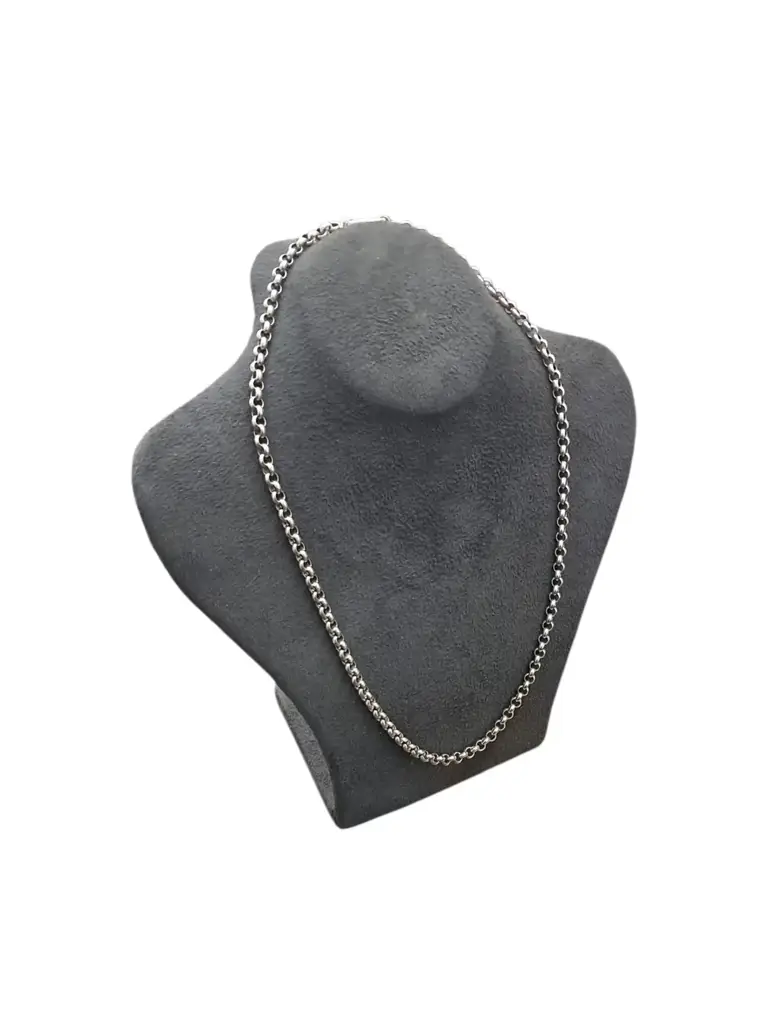 Silver Rolo Chain (925) 13G - View 3