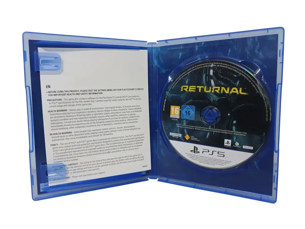 Playstation 5 Returnal Game Disc