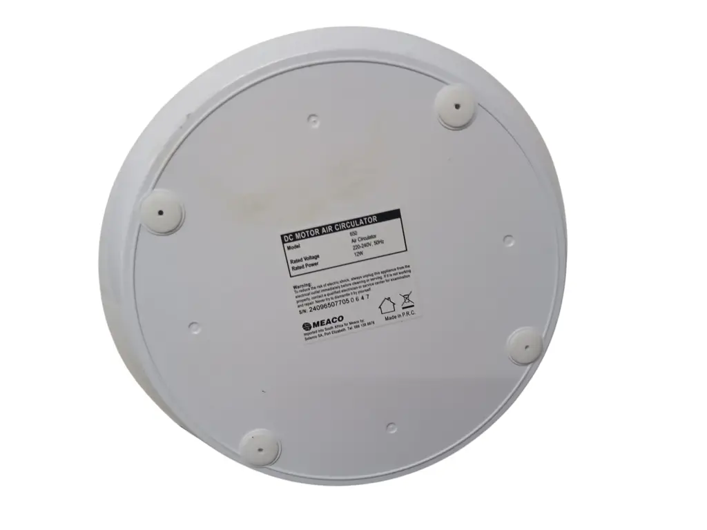 Meaco 650 Air Circulator Fan (220-240V) - View 7