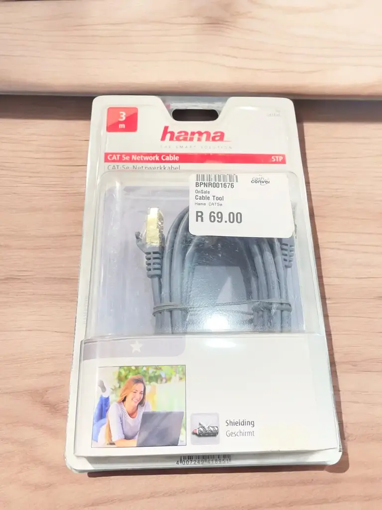 Hama Cat5e Gold-Plated Shielded Stp Network Cable