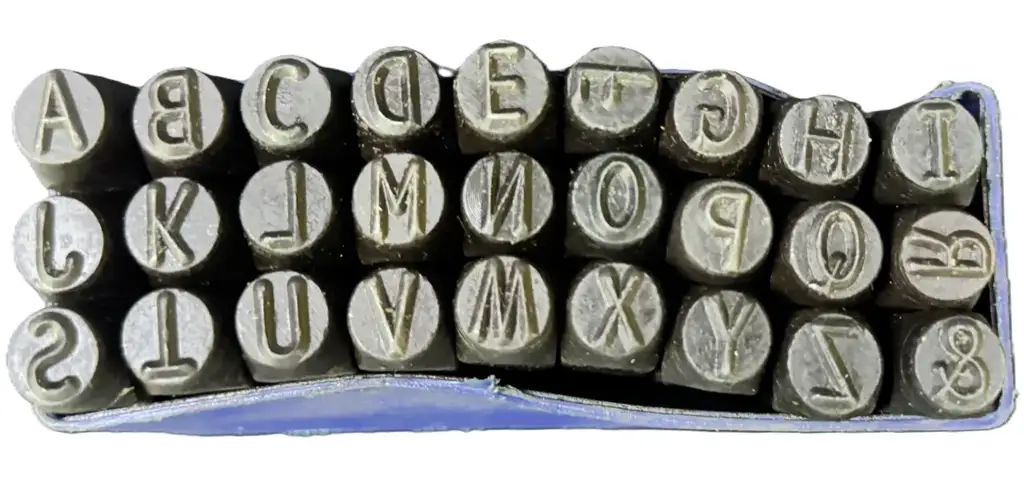10Mm Hardened Steel Letter Punch Set (27-Piece) - View 3