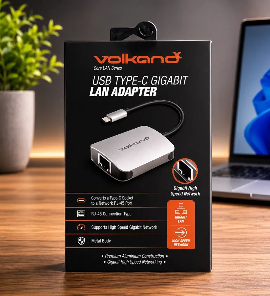 Volkano Usb Type C Gigabit Lan Adapter