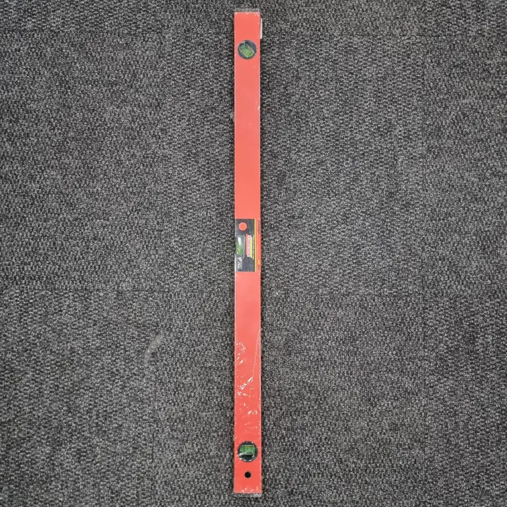 Grip Aluminium Spirit Level In An Orange Color