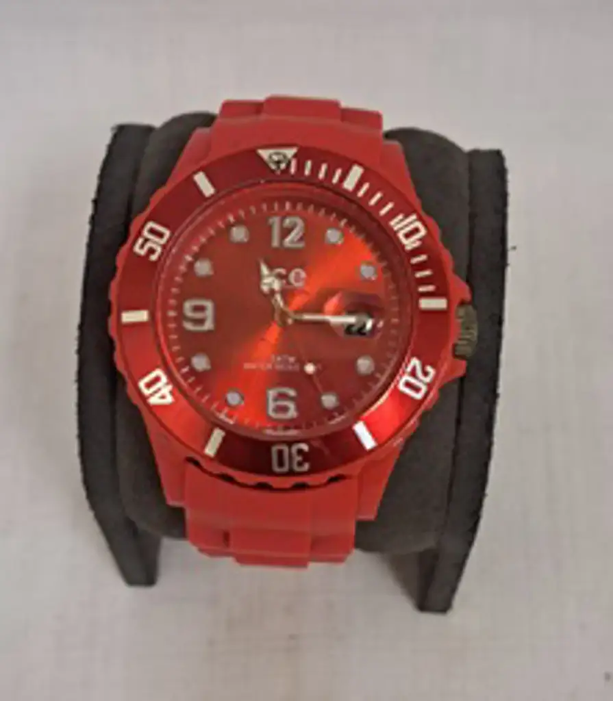 Ice Red Men's Analogue Watch