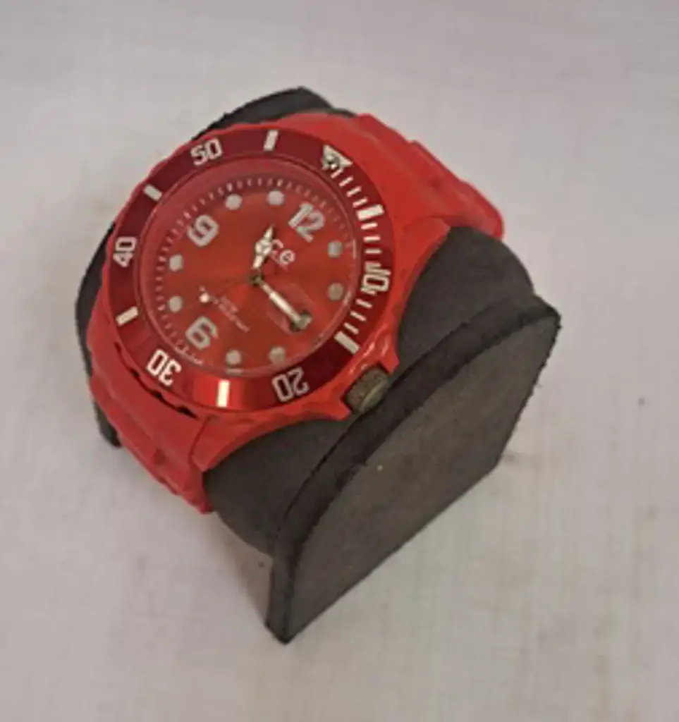 Ice Red Men's Analogue Watch - View 2