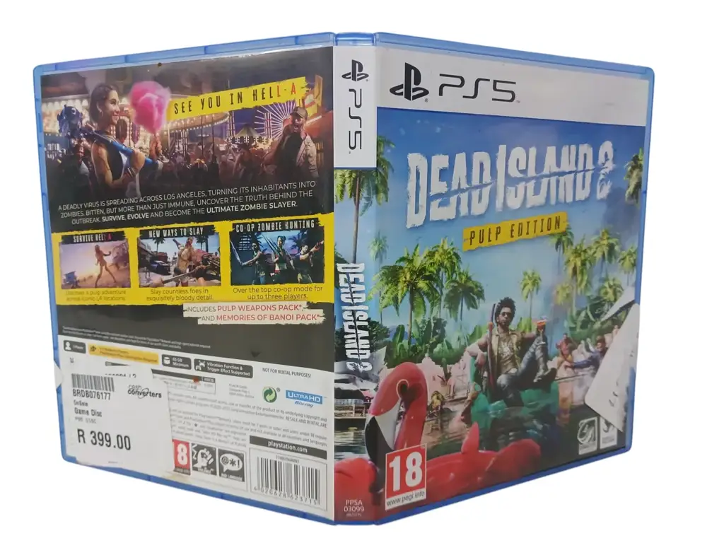 Playstation 5 Dead Island 2 Pulp Edition Game Disc - View 2