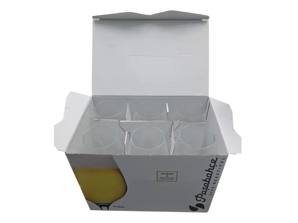 Pasabahce Glassware - Amber Series Stemmed Glasses ( Pack Of 6) - View 2