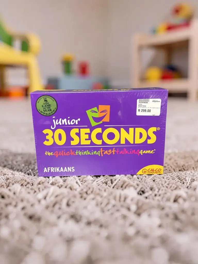 30 Seconds Junior Afrikaans Board Game