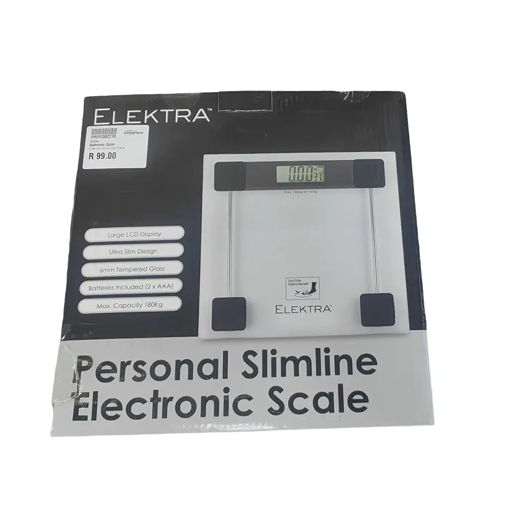 Elektra Personal Slimline Electronic Scale - View 2