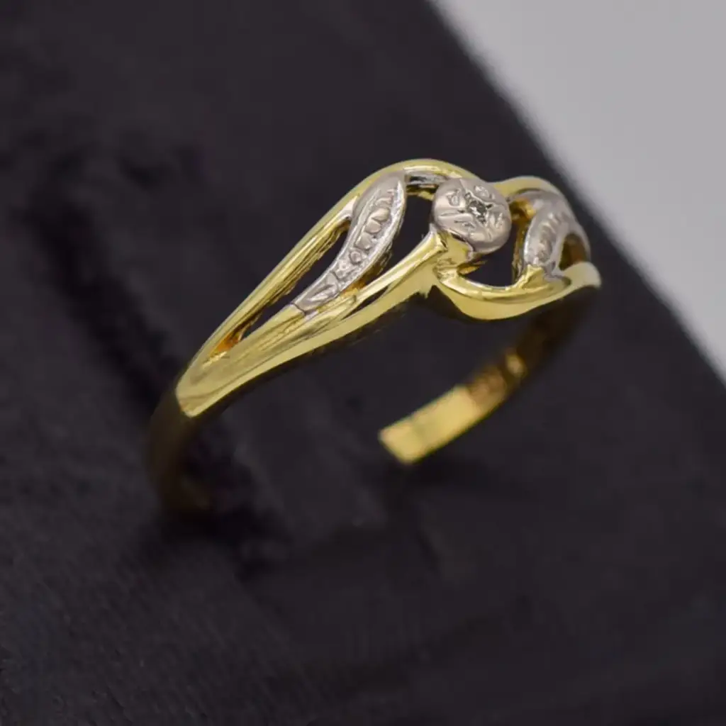 9ct Yellow Gold Dress Ring - View 2