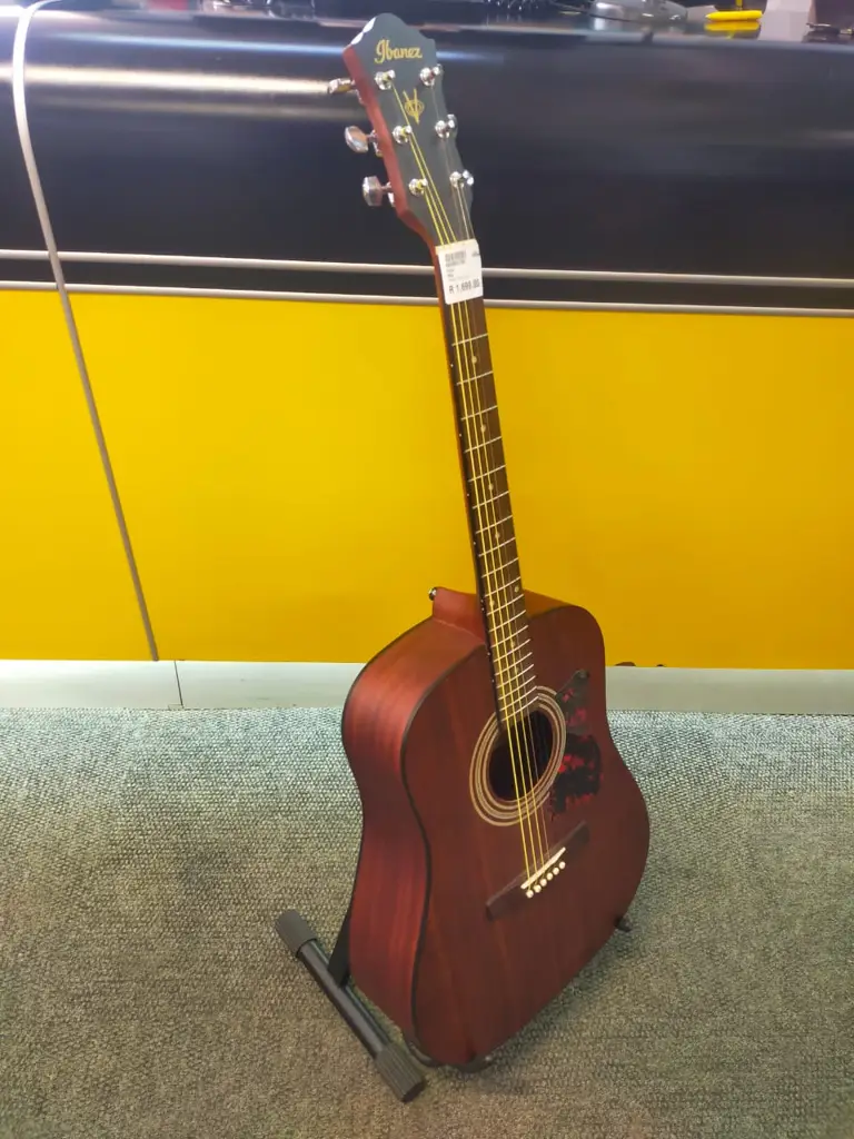Ibanez V54njp-Opn Dreadnought Body Acoustic Guitar - View 2