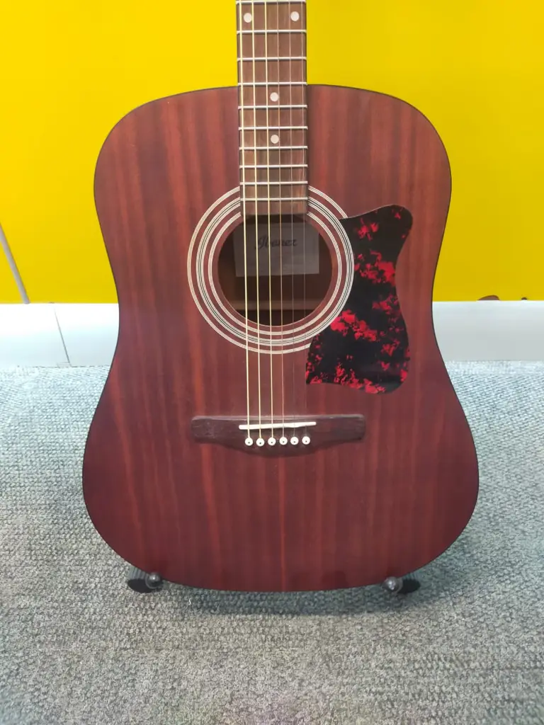 Ibanez V54njp-Opn Dreadnought Body Acoustic Guitar - View 4